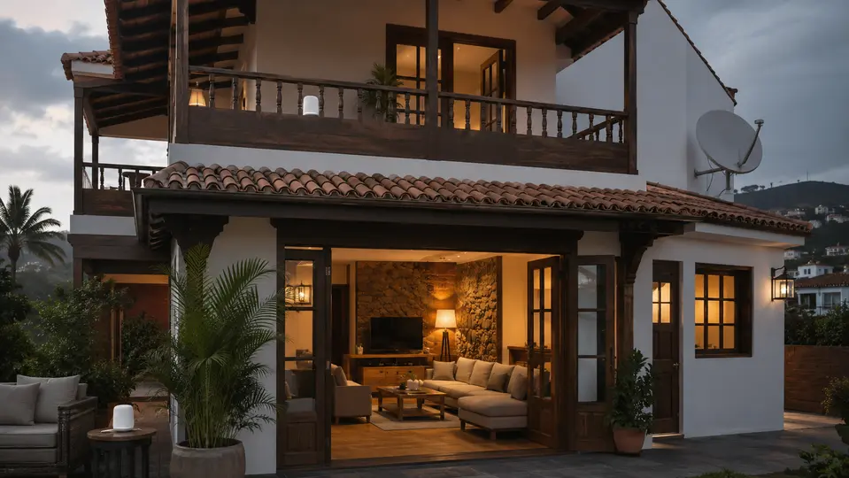 WiFi mesh con Starlink: cómo cubrir una casa canaria de varias plantas